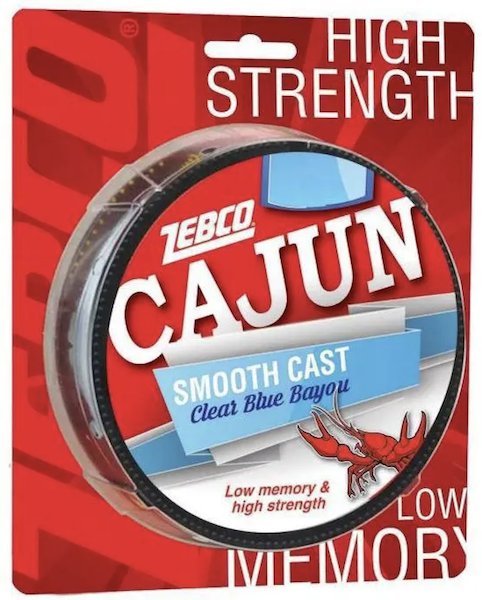 ZEB CAJUN MONO 4# PONY CLEAR BLUE                          